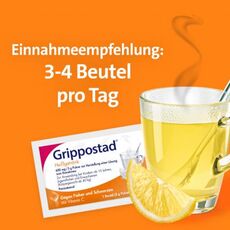 Grippostad® Heißgetränk жаропонижающий и обезболивающий препарат в форме гранул, 10 шт