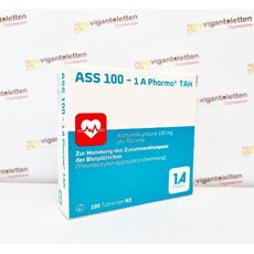 ASS 100 1A Pharma TAH (комплекс для разжижжения крови), 100 шт