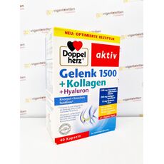 Doppelherz Gelenk + Kollagen + Hyaluron Доппельгерц для суставов, 40 Kapseln