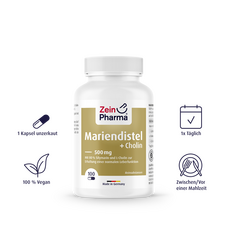 Mariendistel + Cholin ZeinPharma (поддержка печени), 100 шт