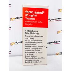 Ferro sanol Tropfen Препарат железа в каплях Ферро санол, 30 мл