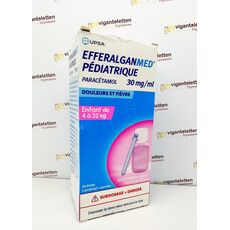 Upsa Efferalganmed Pédiatrique Paracétamol 30mg/ml Сироп Парацетамола (жаропонижающий и обезболивающий препарат), 90 мл